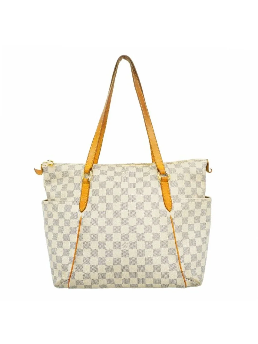Louis Vuitton Tote Bag Damier Azur Totally MM White
